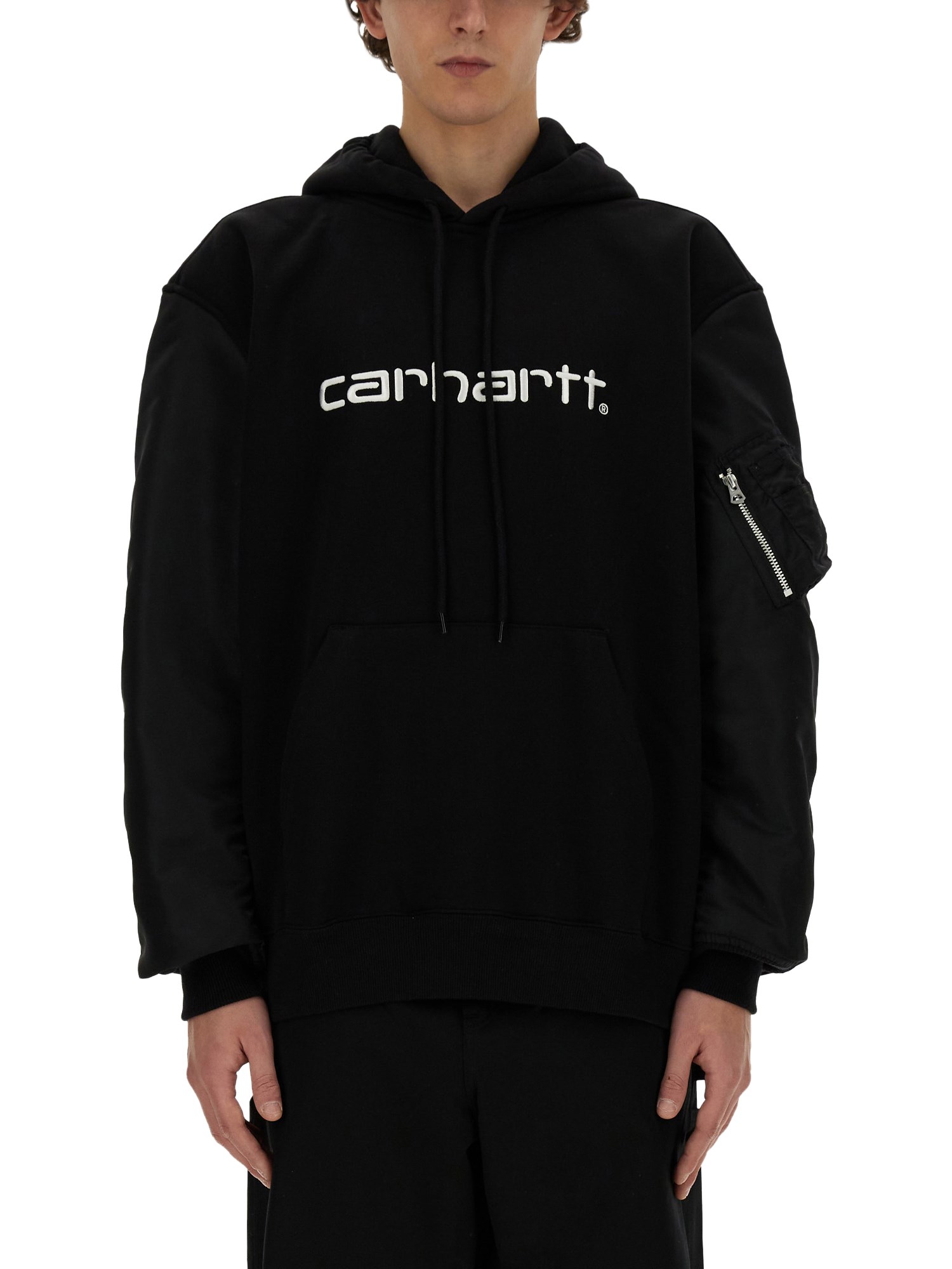 Shop Junya Watanabe X Carhartt Sweatshirt In Black