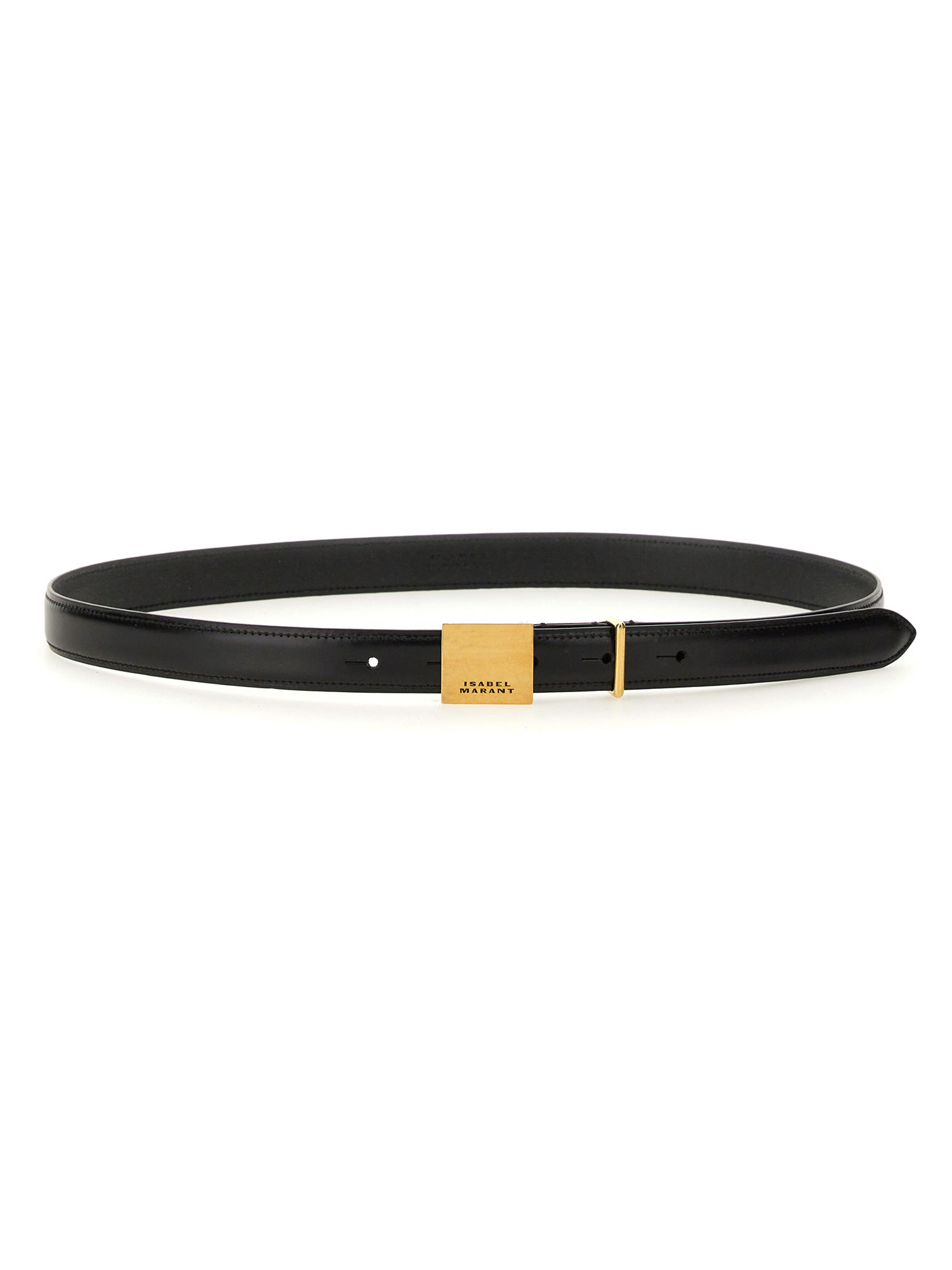 Shop Isabel Marant "lowell" Belt In Black