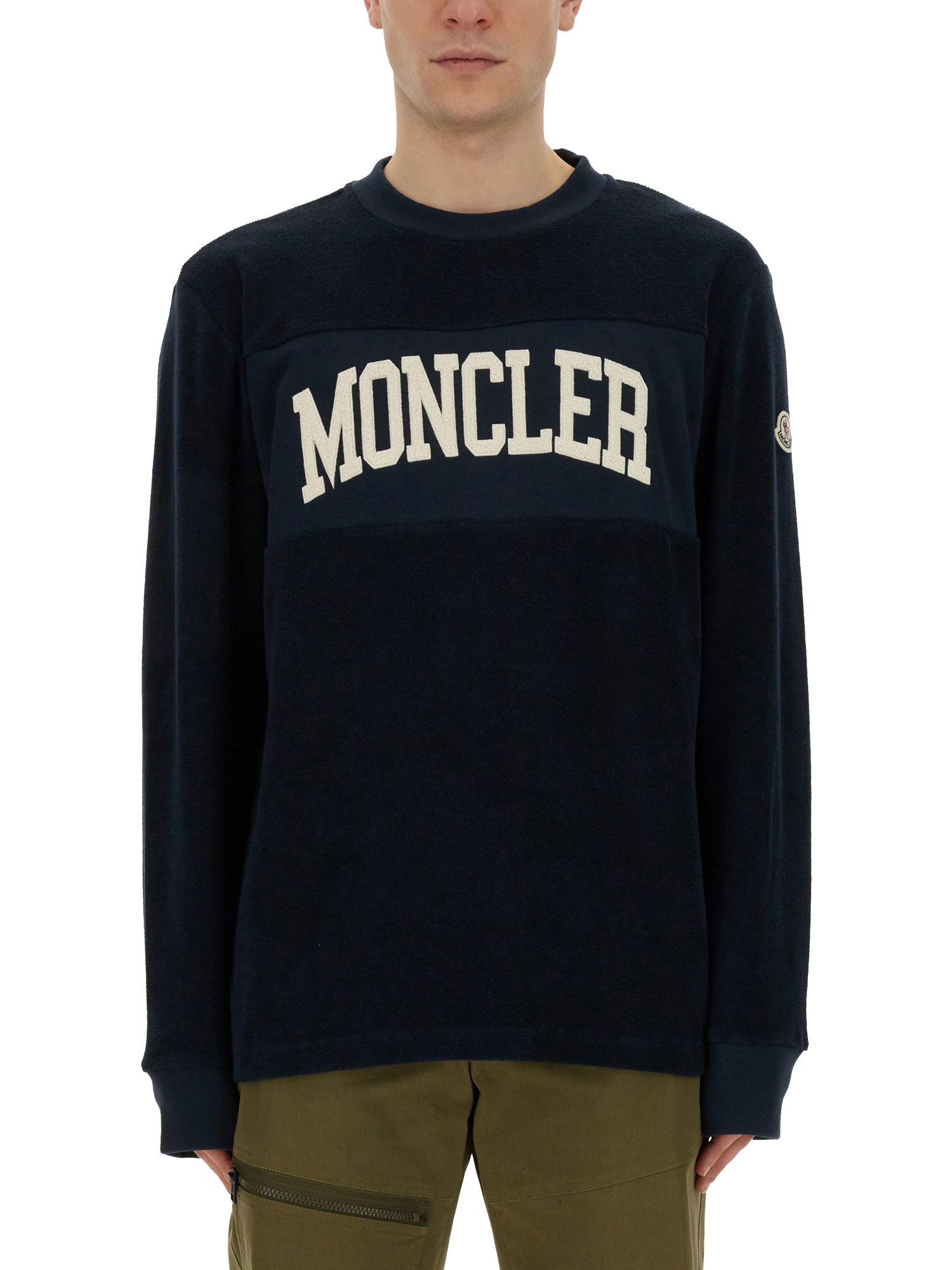 moncler sweatshirt with logo