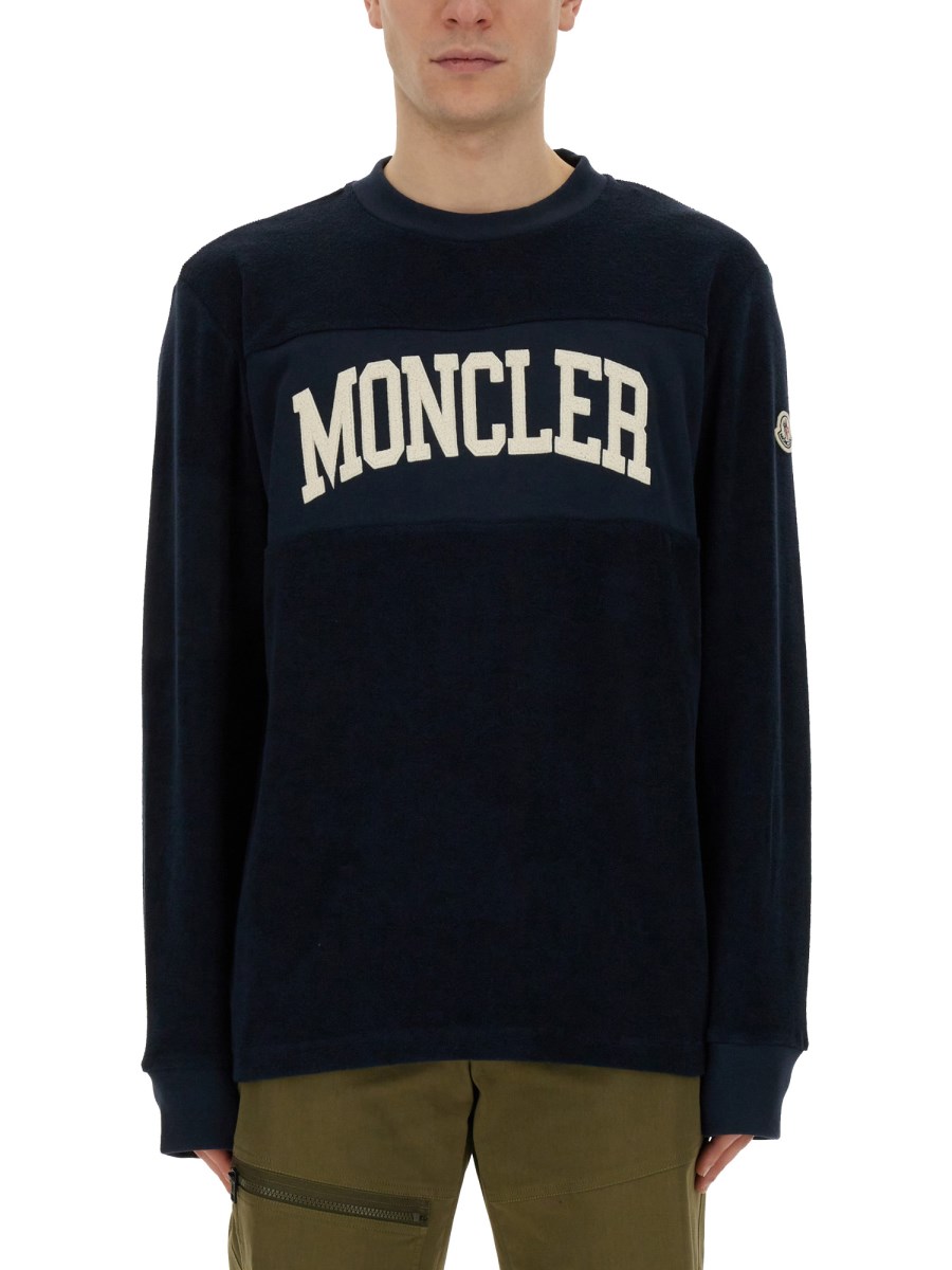 MONCLER FELPA CON LOGO