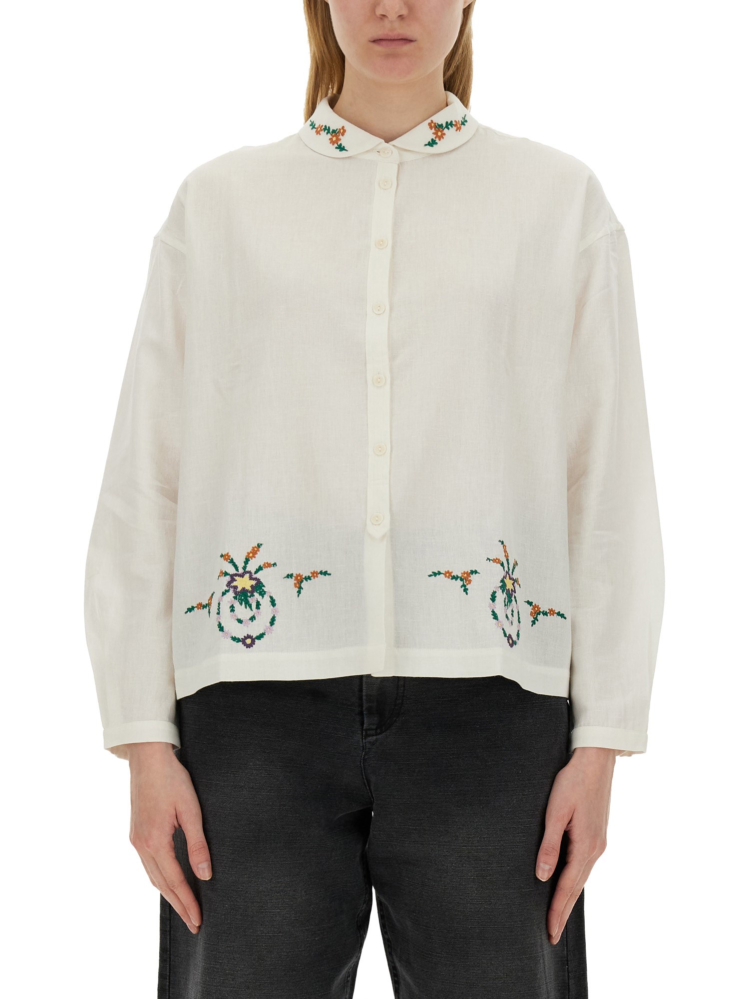 Shop Ymc You Must Create Shirt "marianne" In White