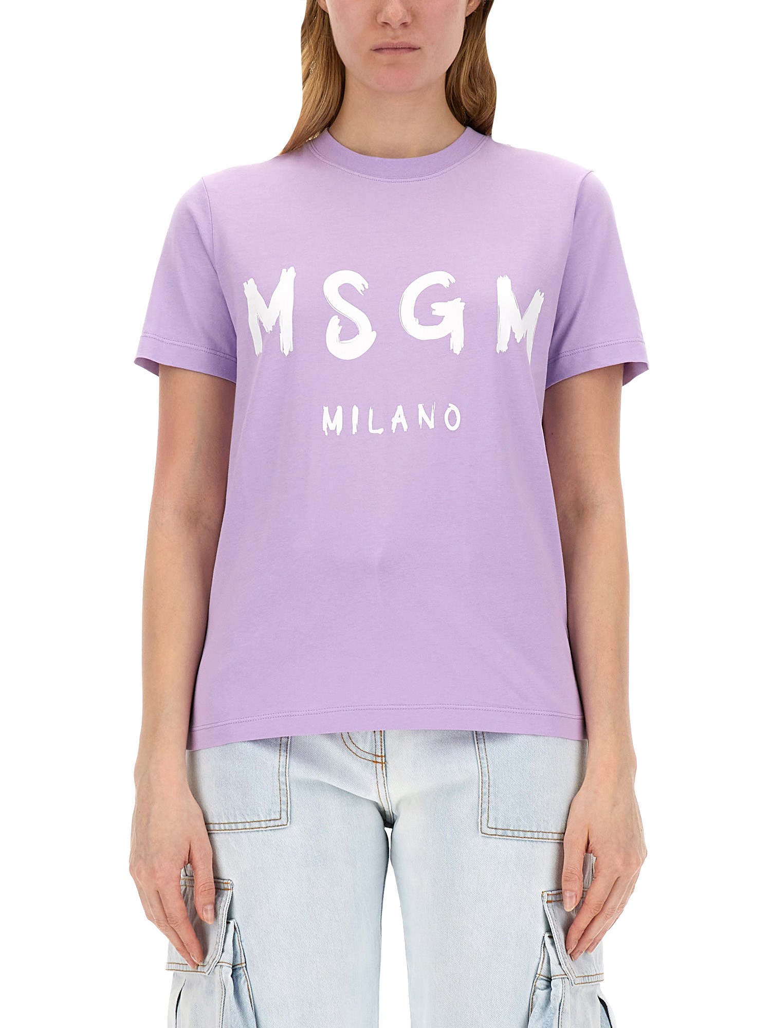 msgm t-shirt with print