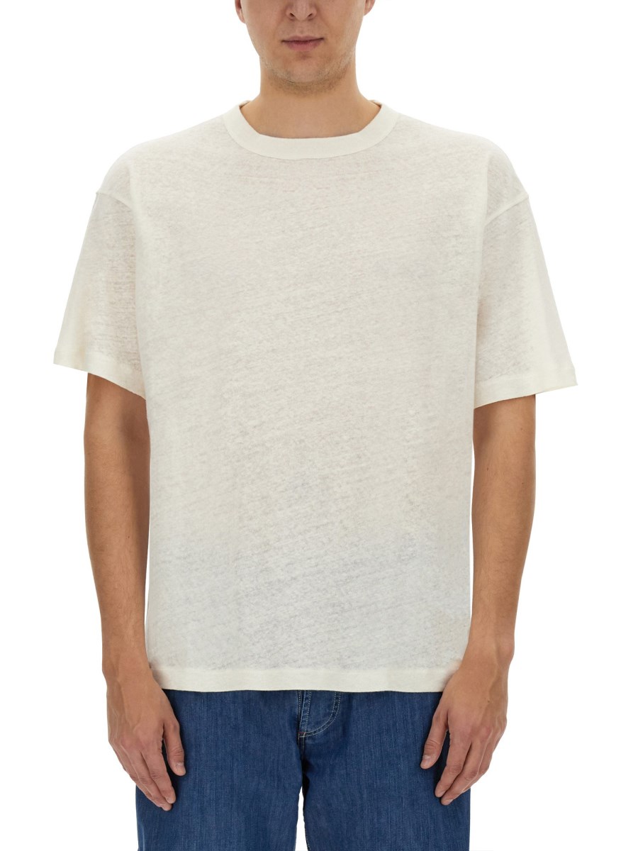 YMC T-SHIRT IN COTONE E LINO