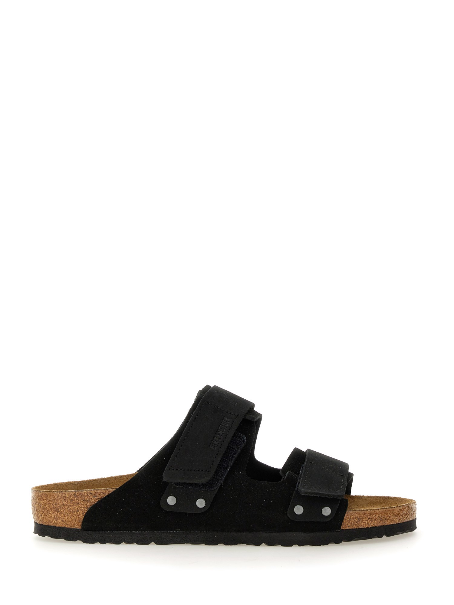 Birkenstock Uji Suede Sandals In Black