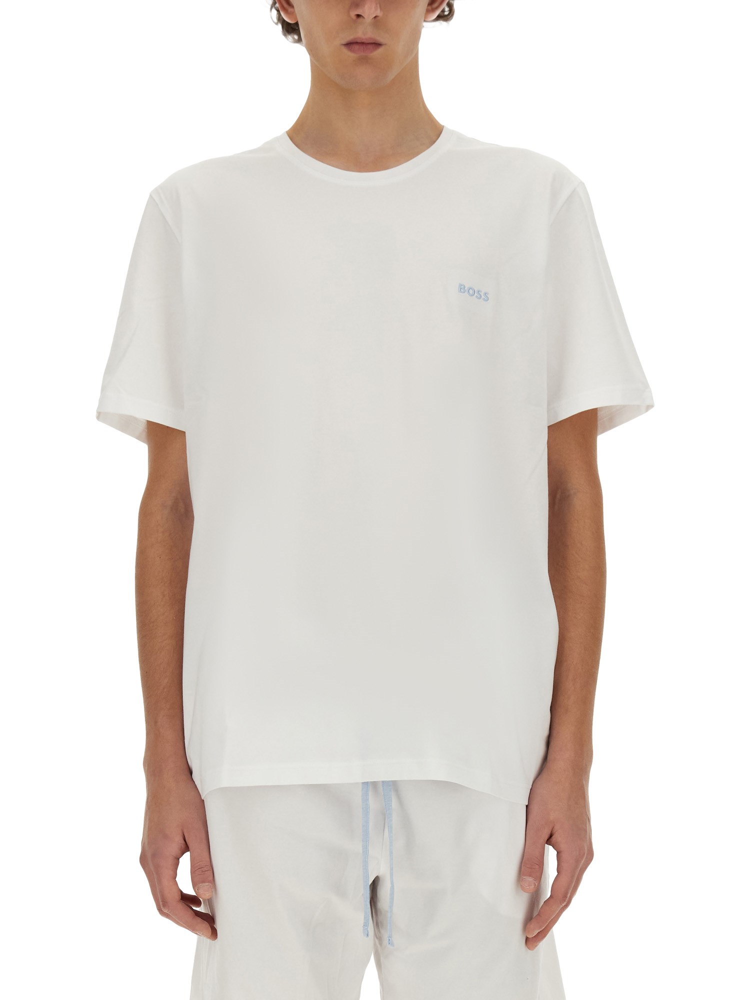 Hugo Boss T-shirt With Logo In White