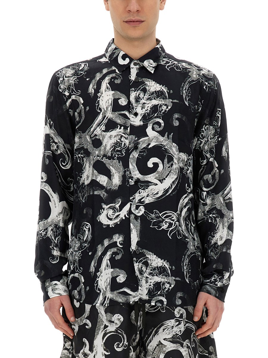 VERSACE JEANS COUTURE CAMICIA CON STAMPA