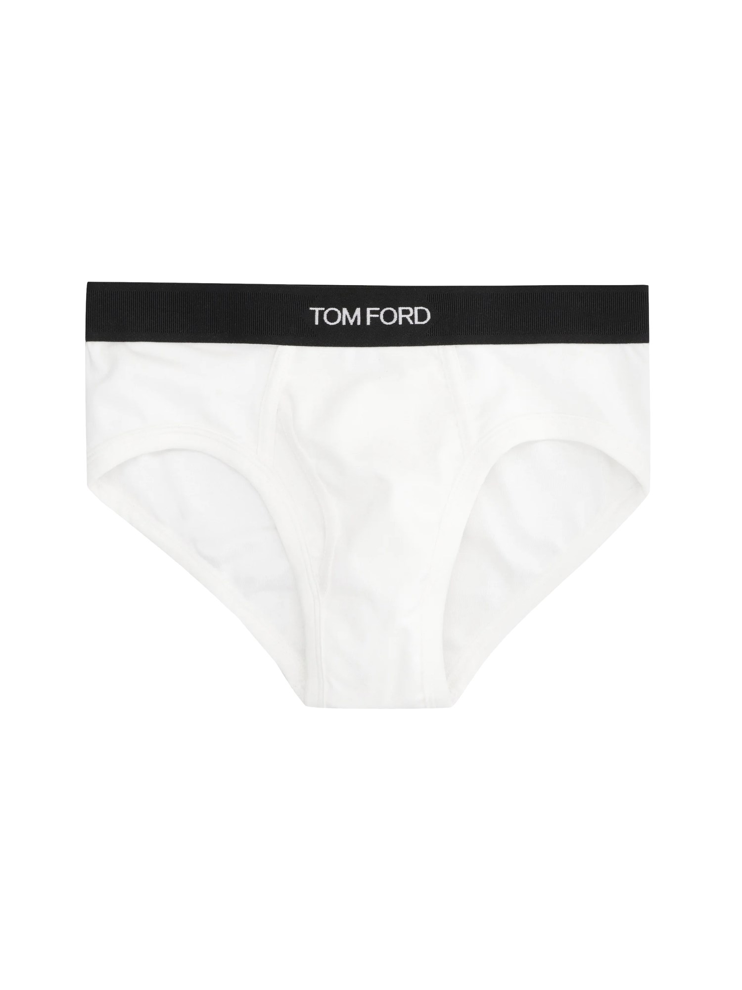 Shop Tom Ford Briefs With Logo In White