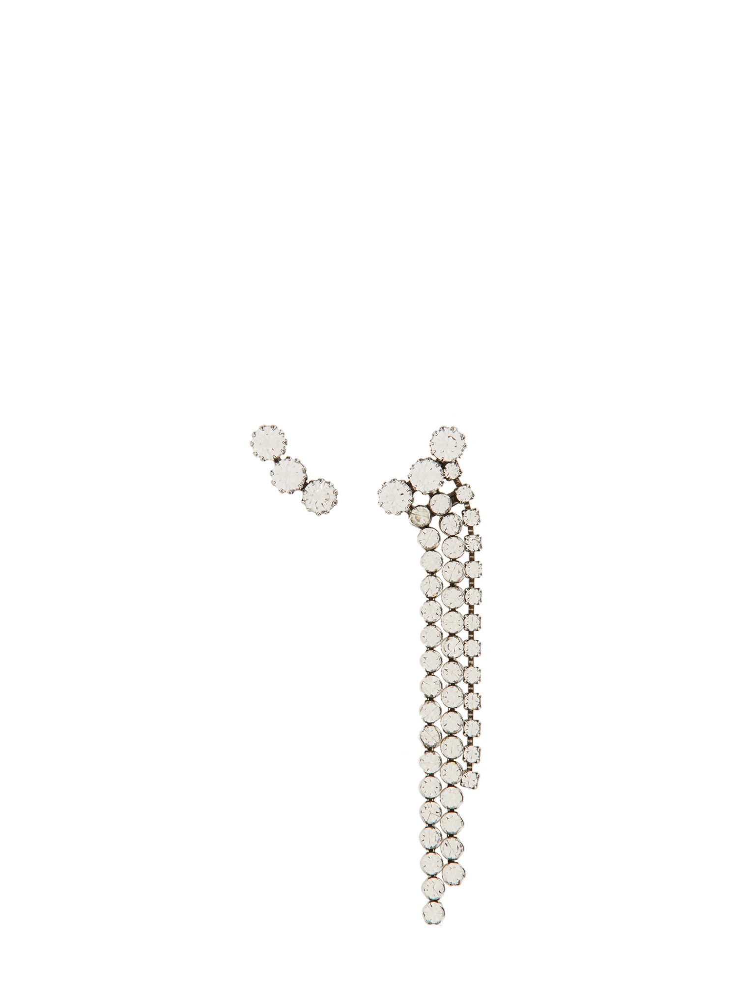 Isabel Marant Asymmetrical Earrings In Silver