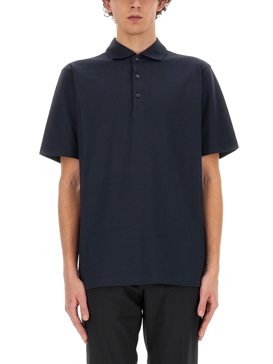 LARDINI POLO IN JERSEY