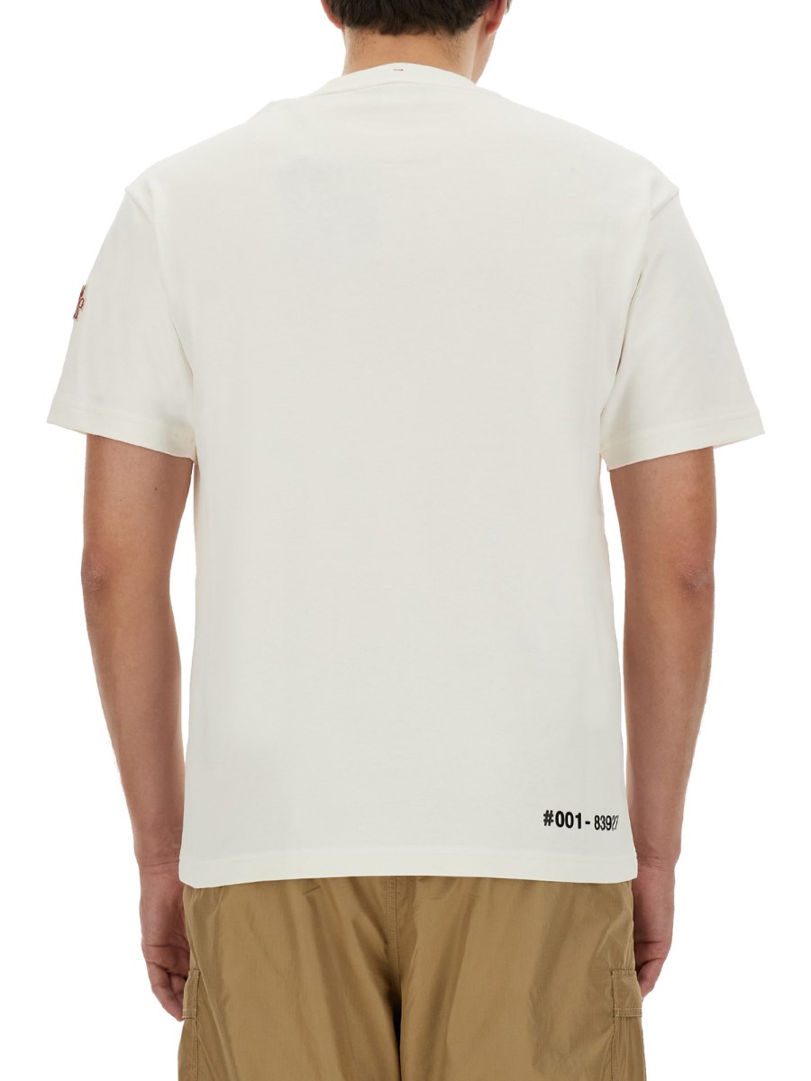 Moncler Felpa In Cotone G29518M76810F Con Stampa main image 0