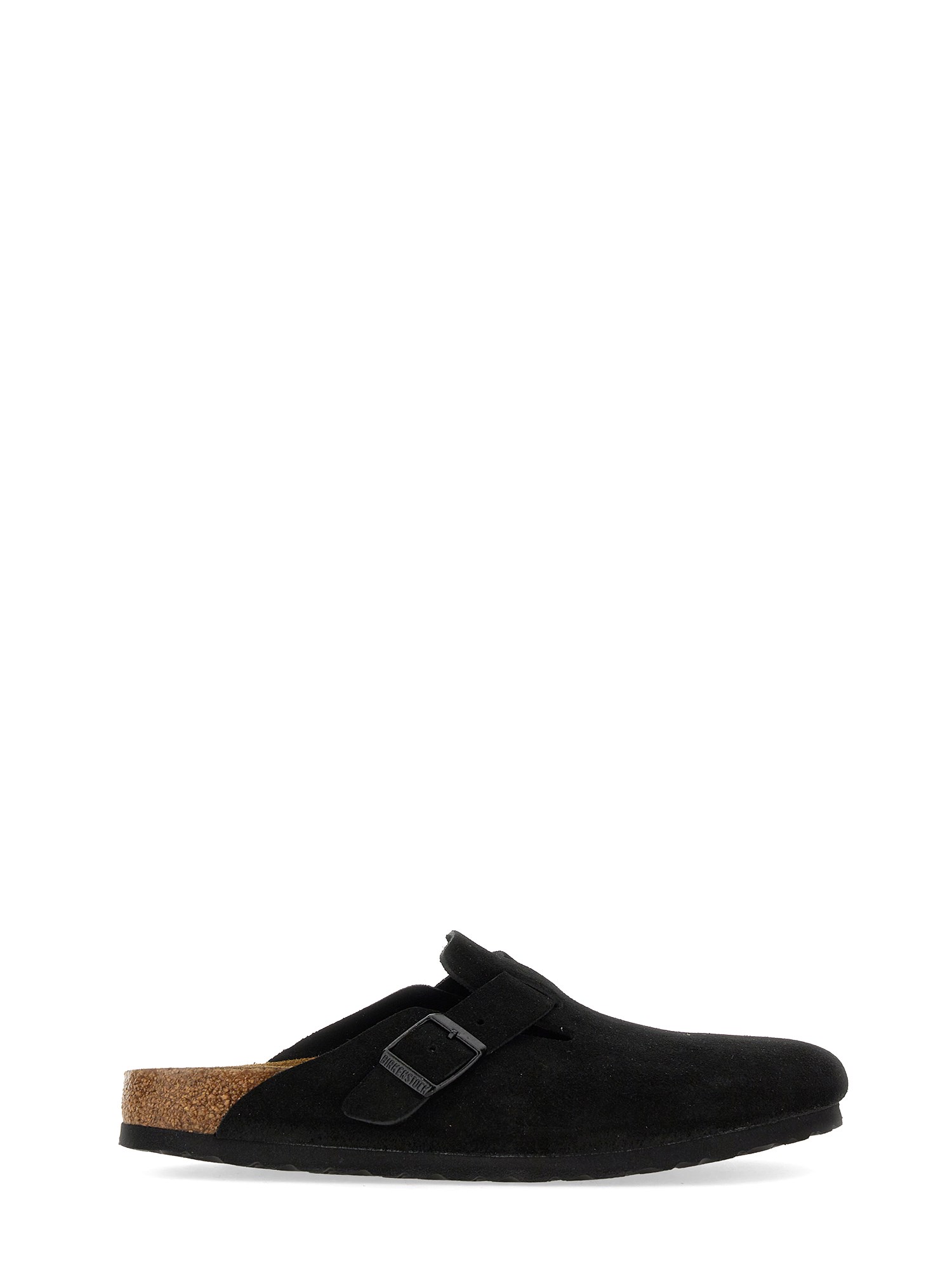 Shop Birkenstock Sabot "boston" In Black