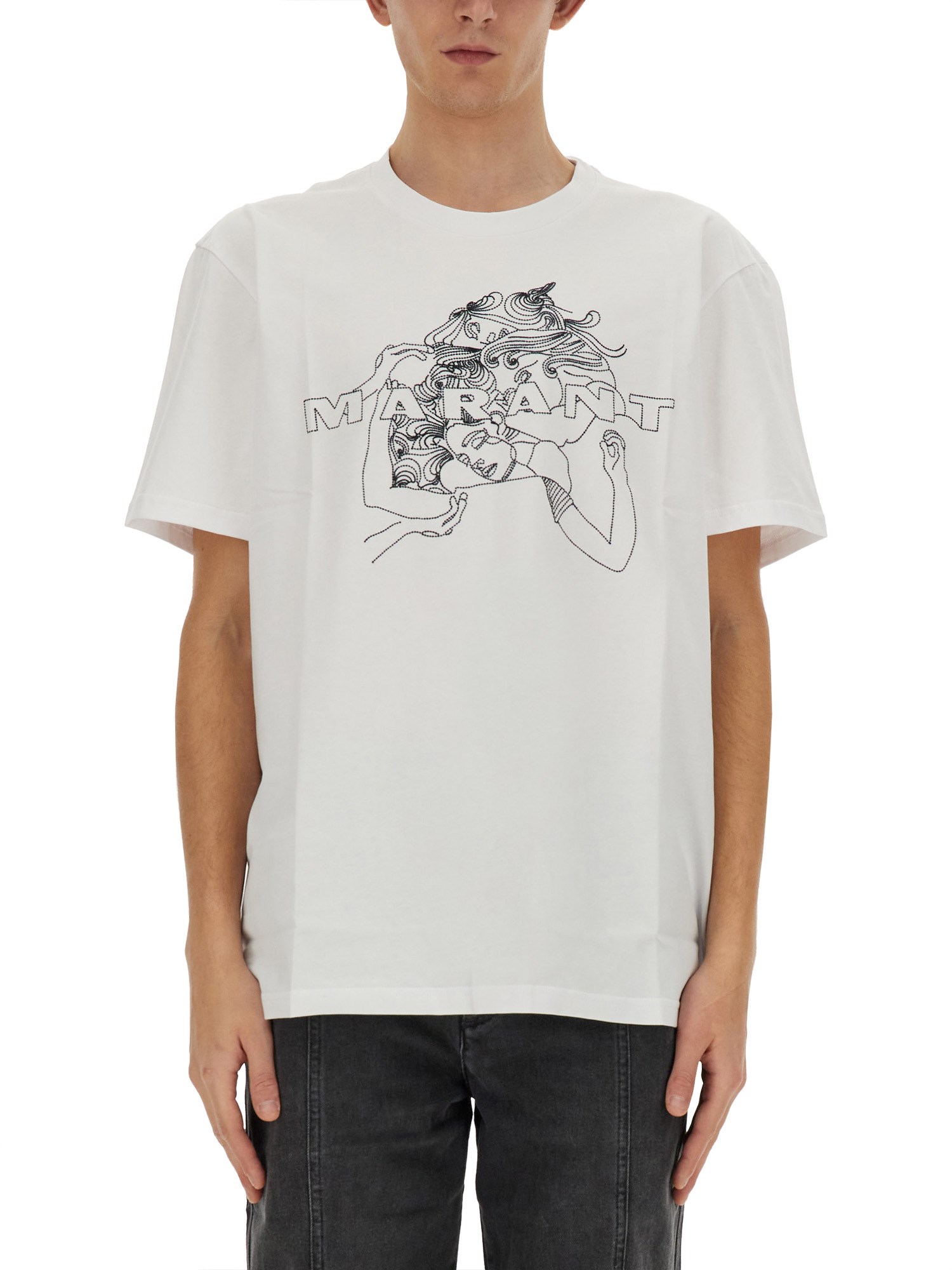 Marant T-shirt "honore" In White