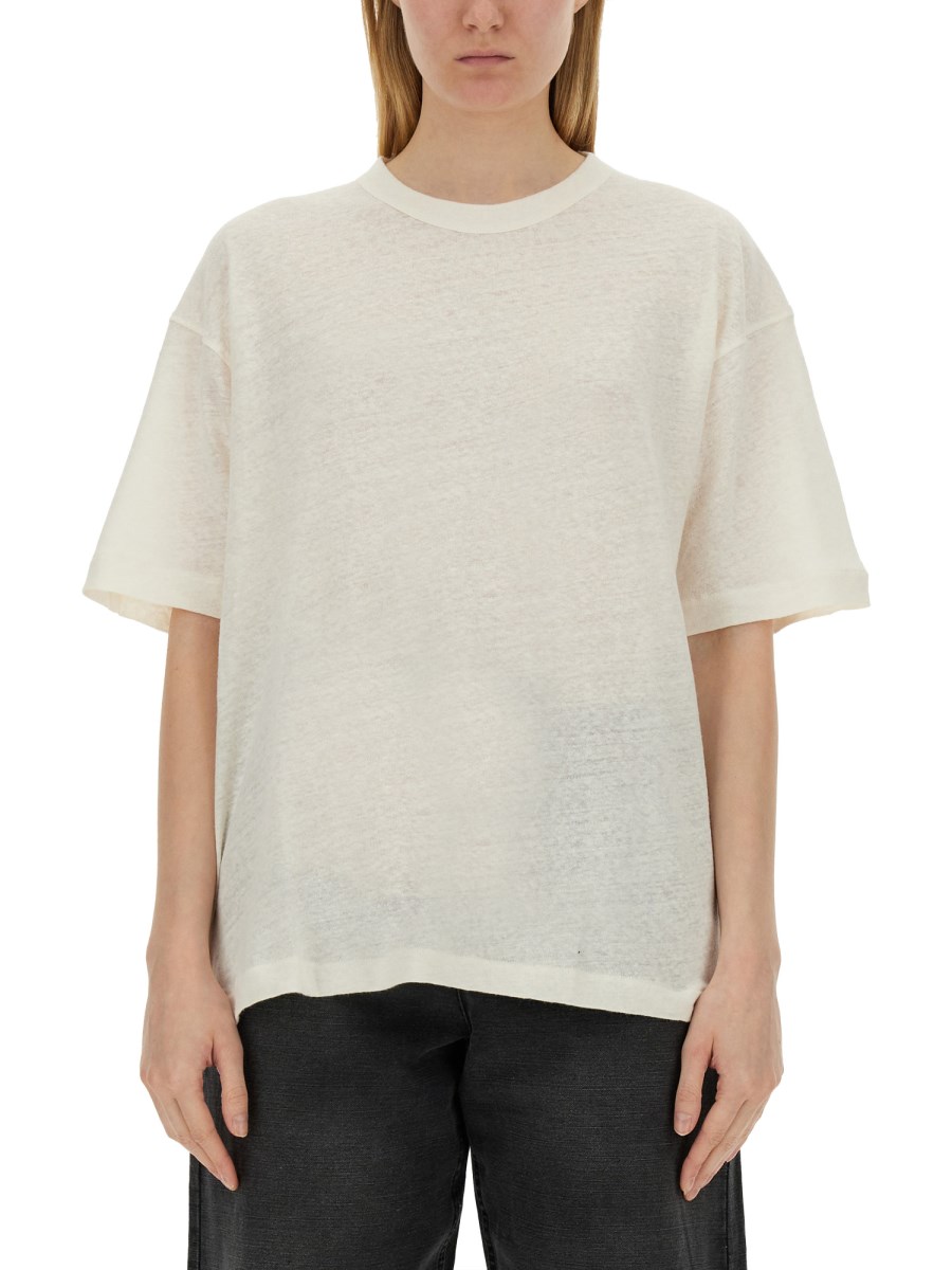 YMC T-SHIRT IN COTONE E LINO