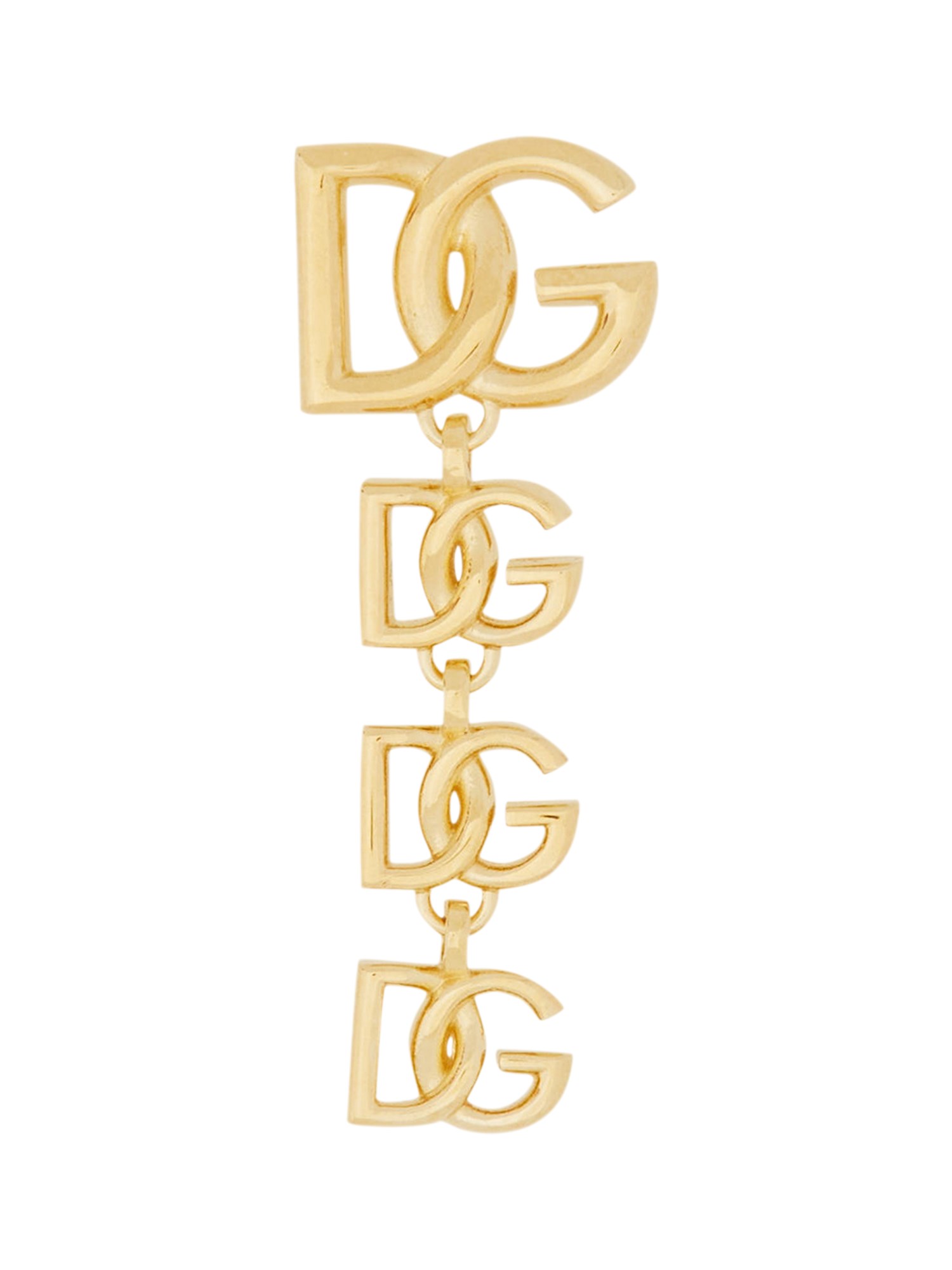 Dolce & Gabbana Mono Long Earring In Gold