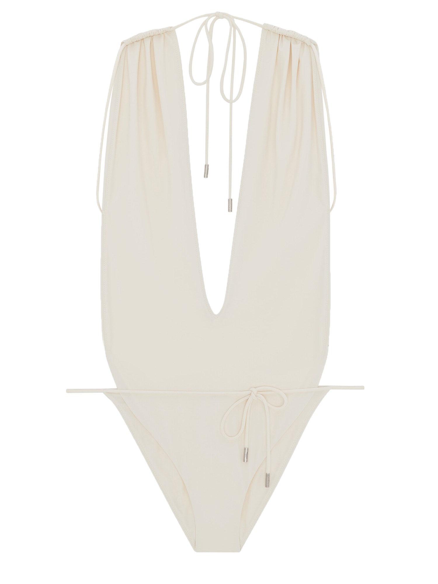 Saint Laurent Swimsuit In Neutral