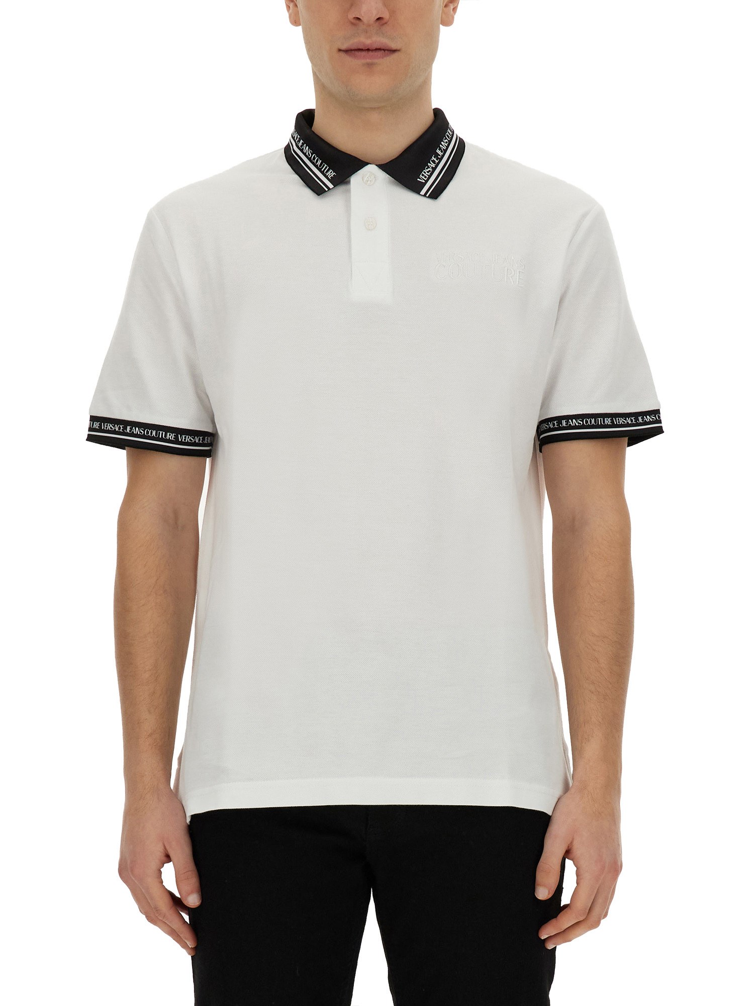 versace jeans couture monogram polo