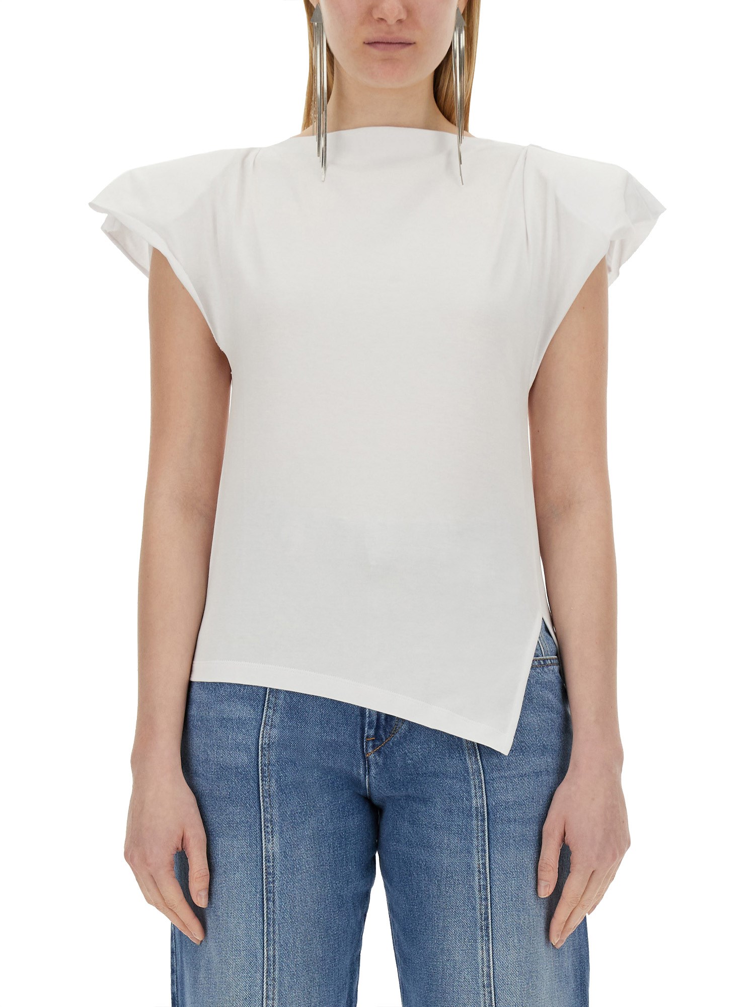 Shop Isabel Marant T-shirt "sebani" In White