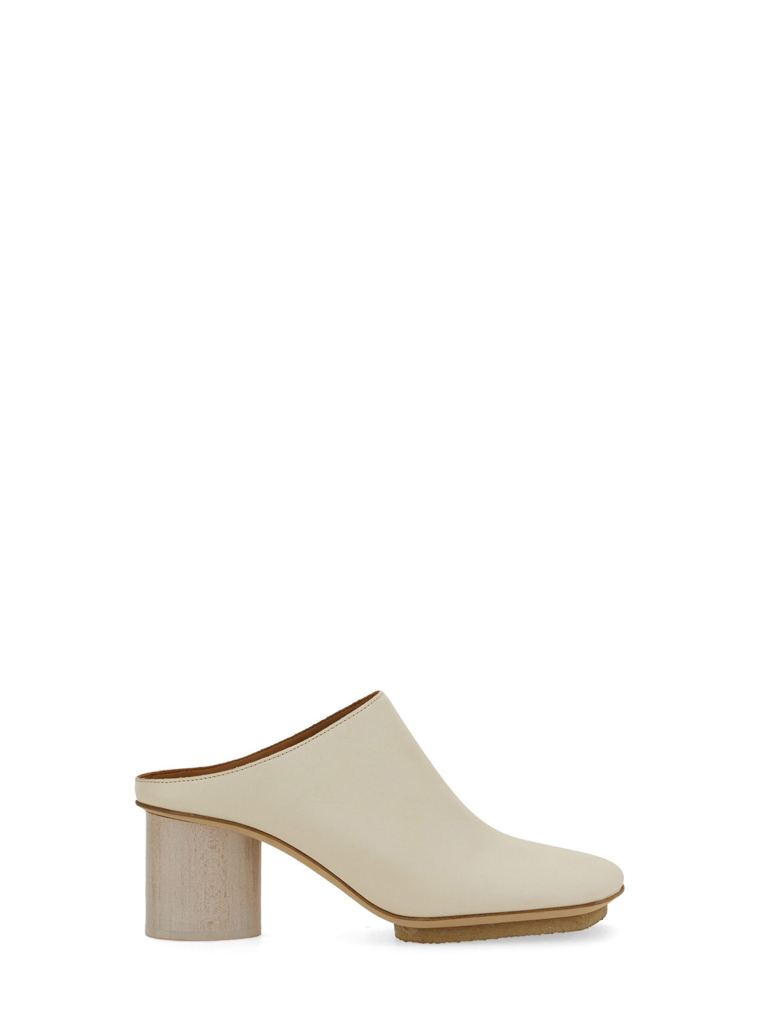 Shop Uma Wang Leather Mule. In White