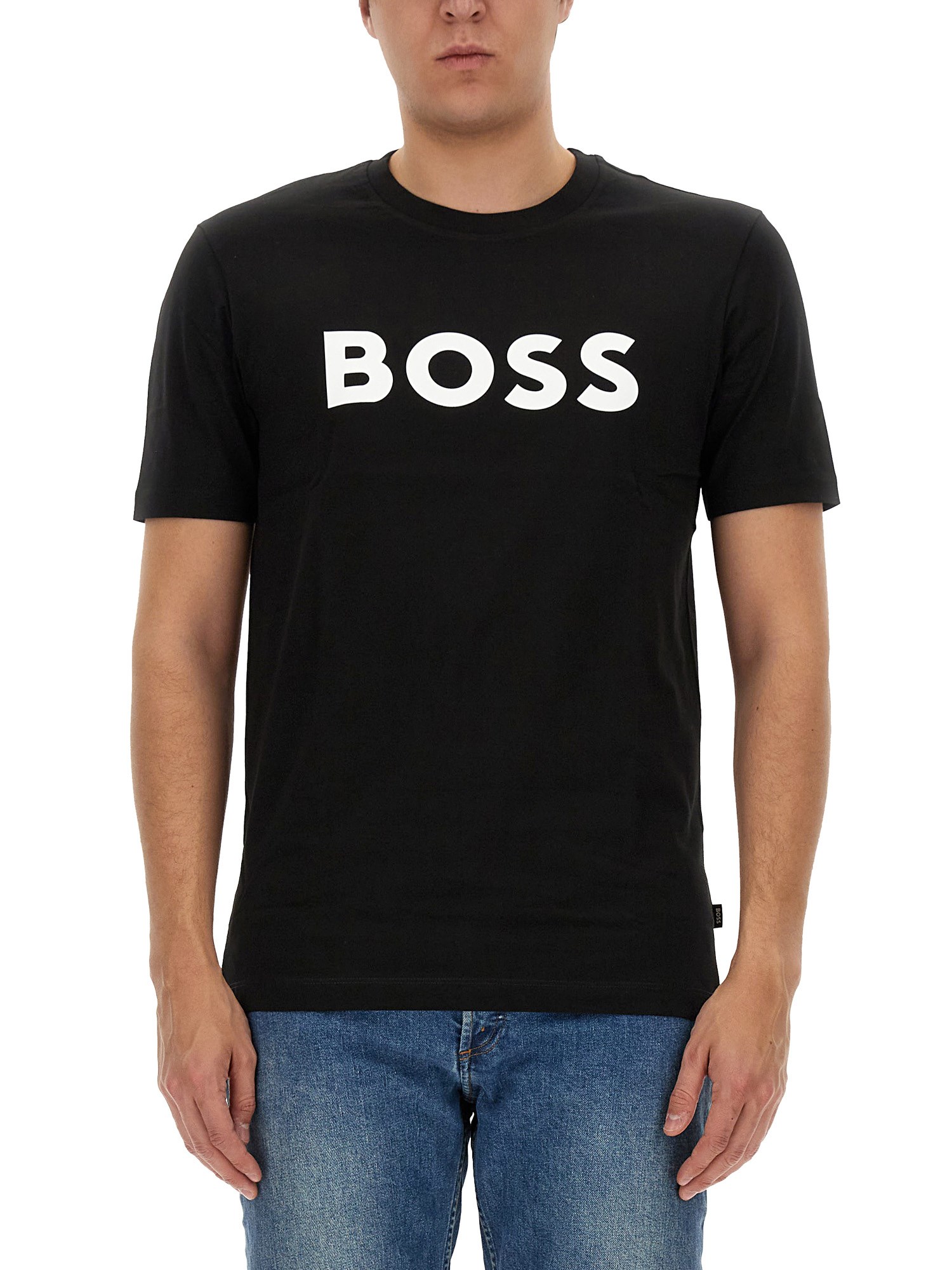 HUGO BOSS T-SHIRT WITH LOGO