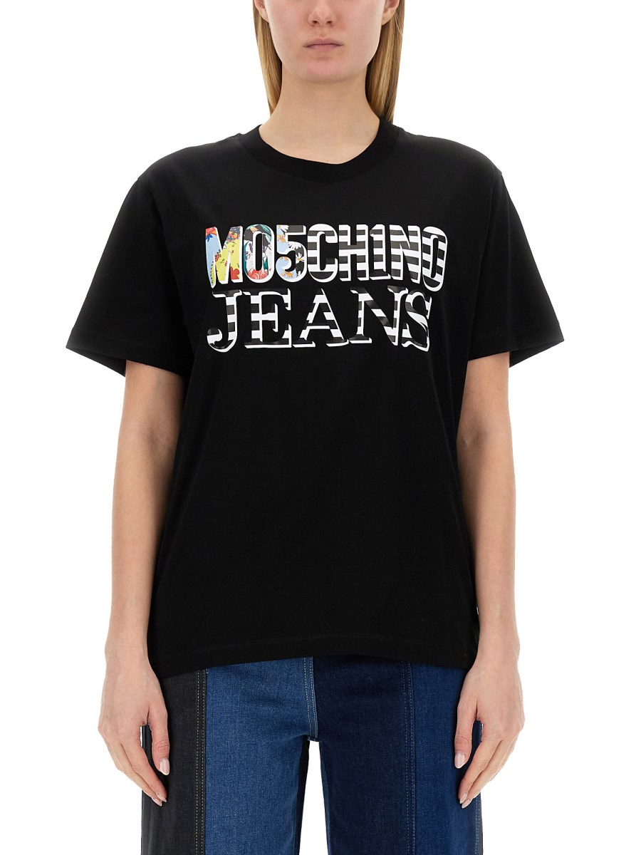 MOSCHINO JEANS T-SHIRT CON LOGO