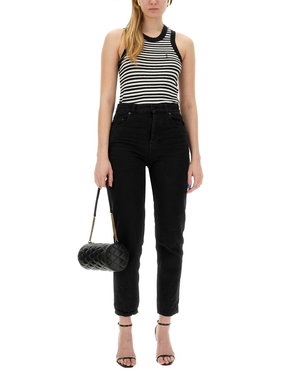 VIP価格.Saint Laurent BORSA CILINDRICA SADE PICCOLA IN PELLE SAINT LAURENT - BORSA CILINDRICA 