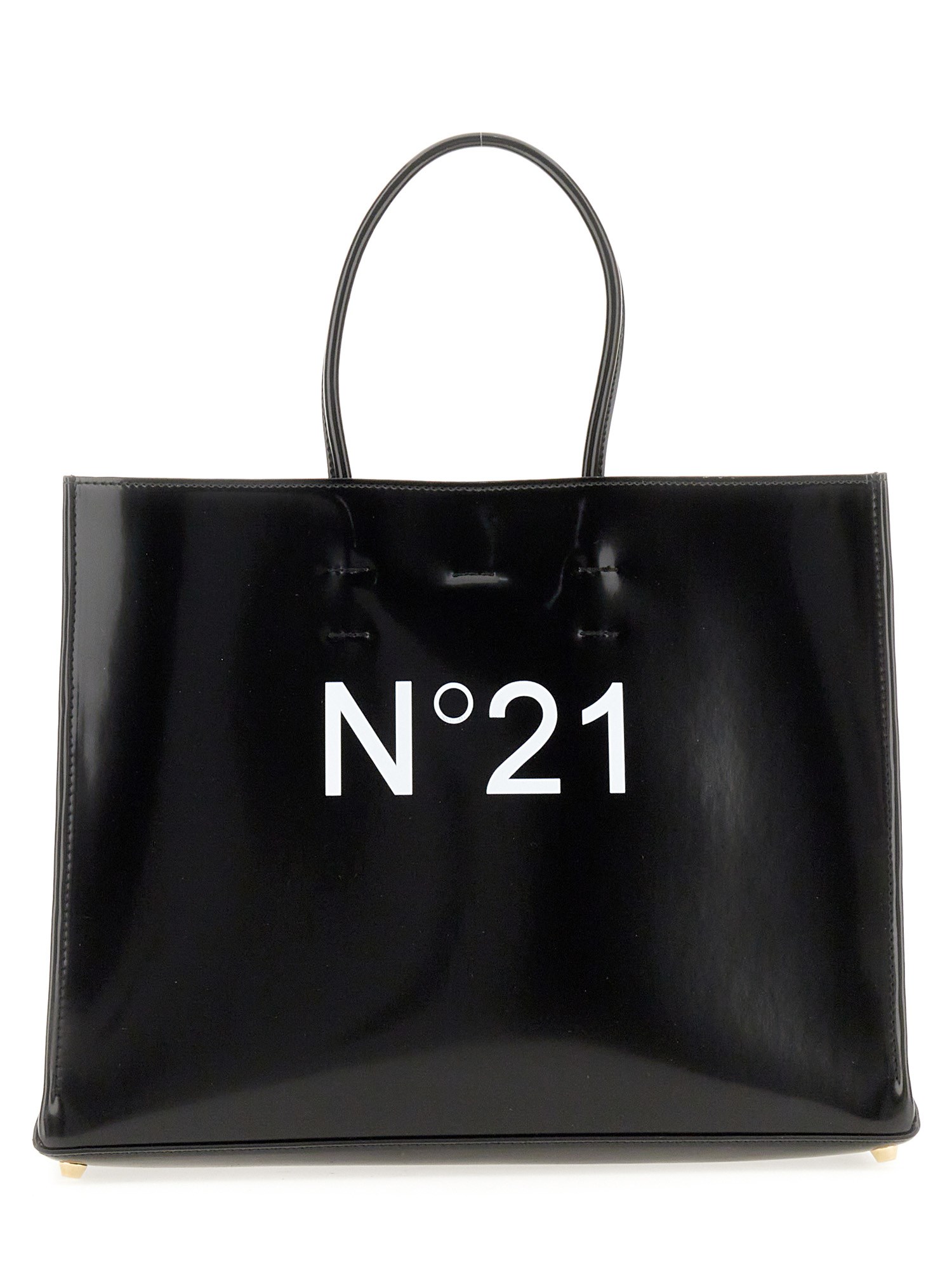 n°21 shopper bag with logo