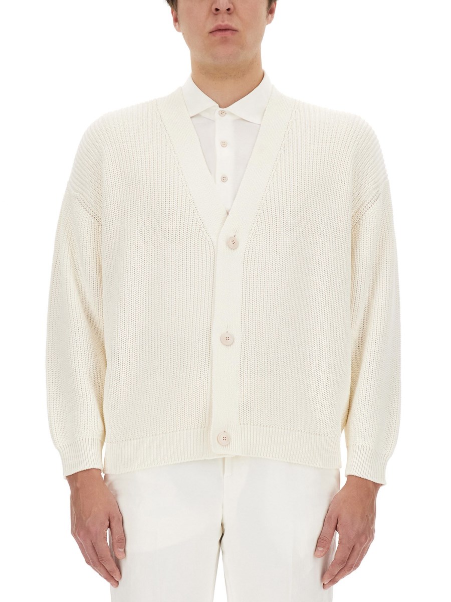 LARDINI CARDIGAN IN COTONE