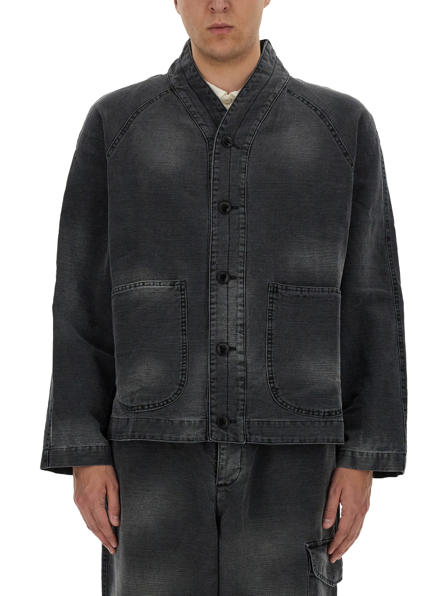 Shop Ymc You Must Create "erkin" Jacket In Black