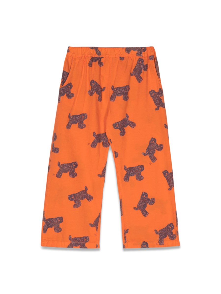 big cat all over woven pants