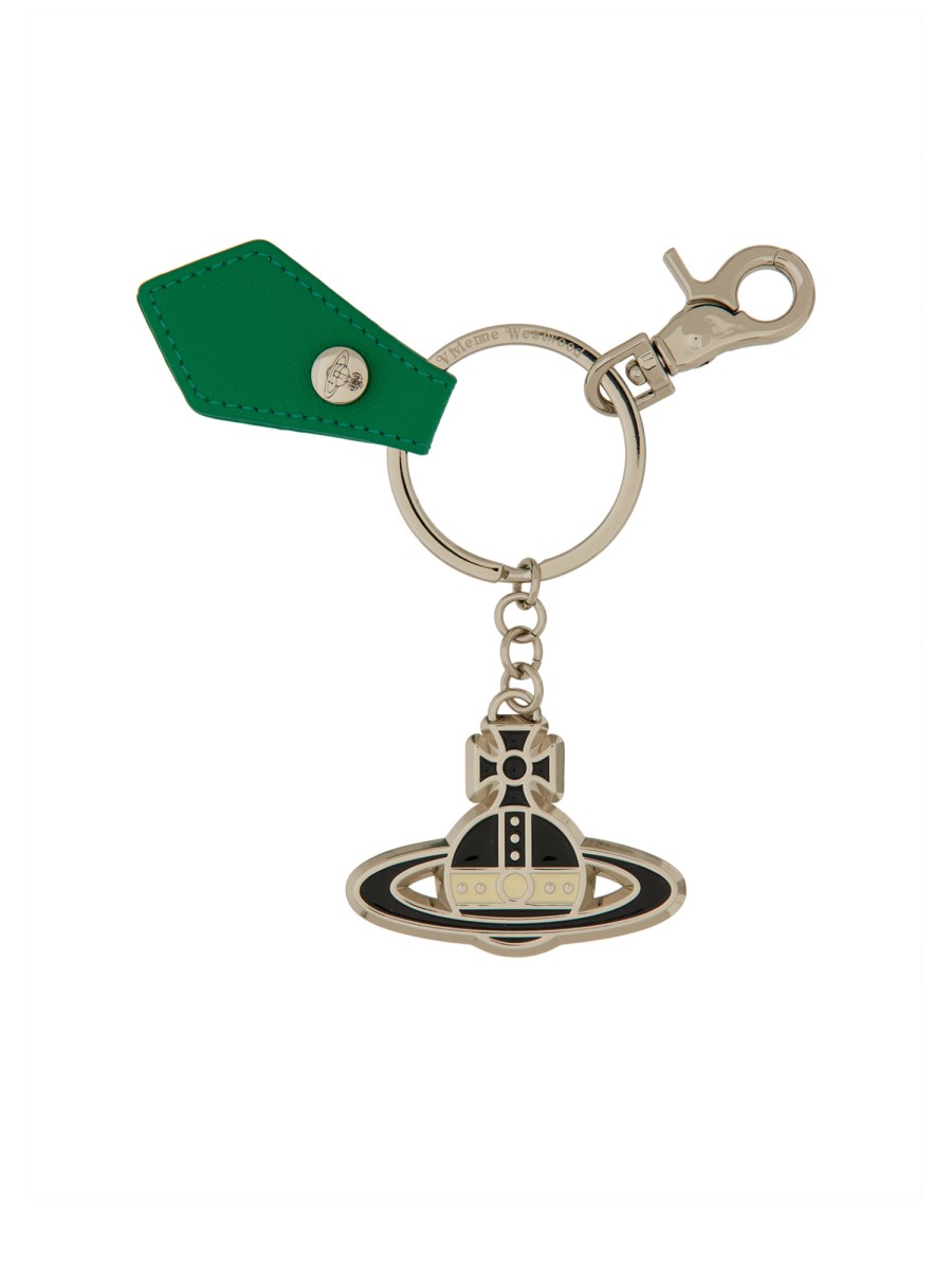 VIVIENNE WESTWOOD - KEYCHAIN WITH ORB LOGO - Eleonora Bonucci