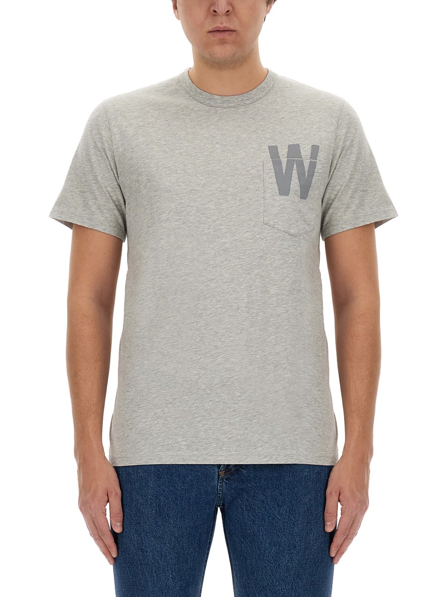 WOOLRICH T-SHIRT CON LOGO