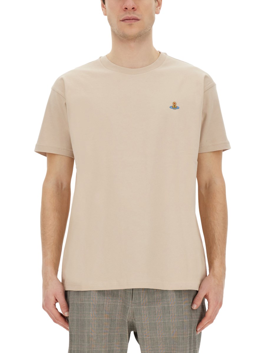 VIVIENNE WESTWOOD T-SHIRT CON LOGO