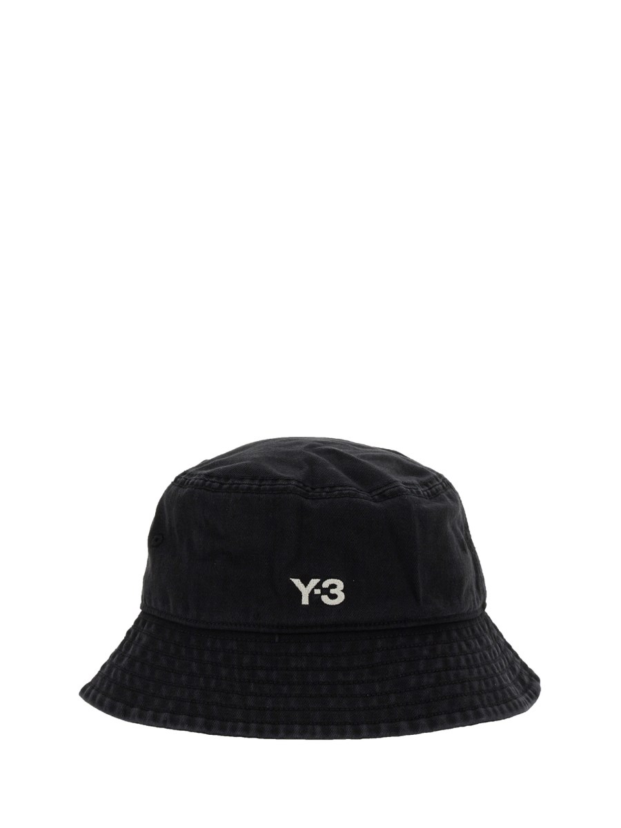 Y - 3 CAPPELLO BUCKET CON LOGO