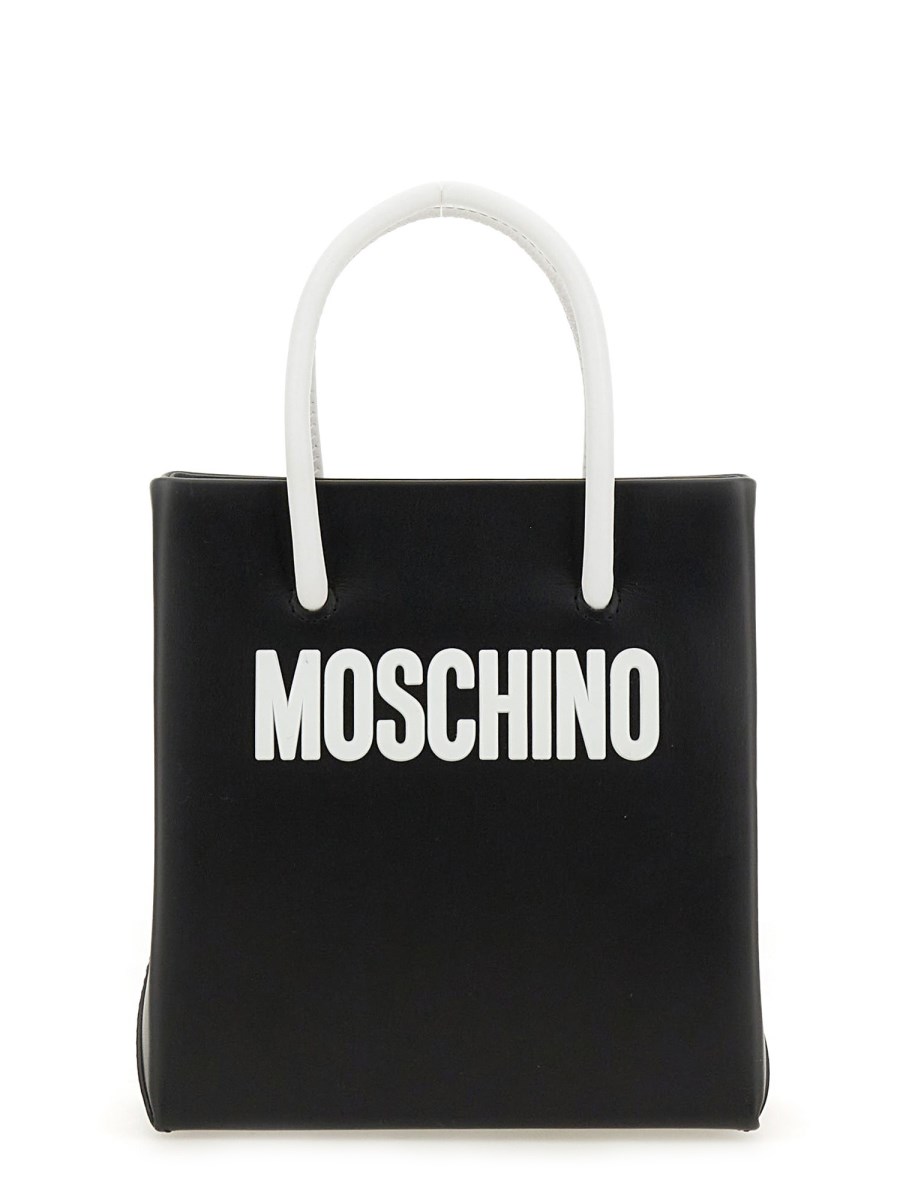 MOSCHINO BORSA IN PELLE CON LOGO