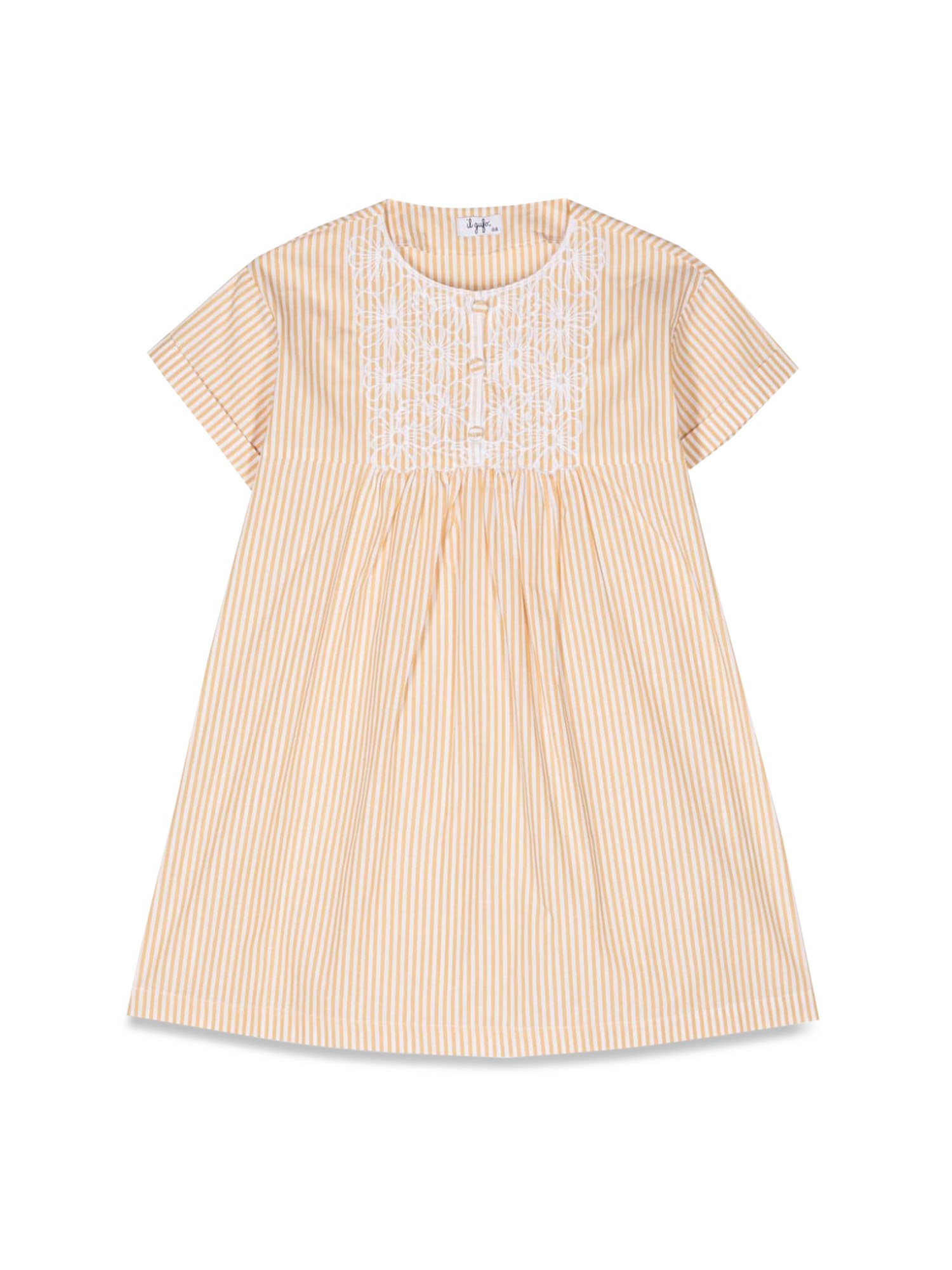 il gufo dress m/short turmeric