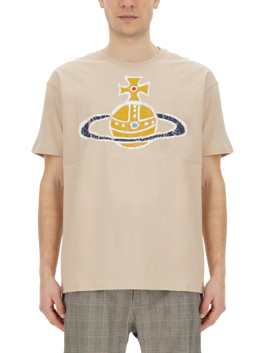 VIVIENNE WESTWOOD T-SHIRT CON LOGO