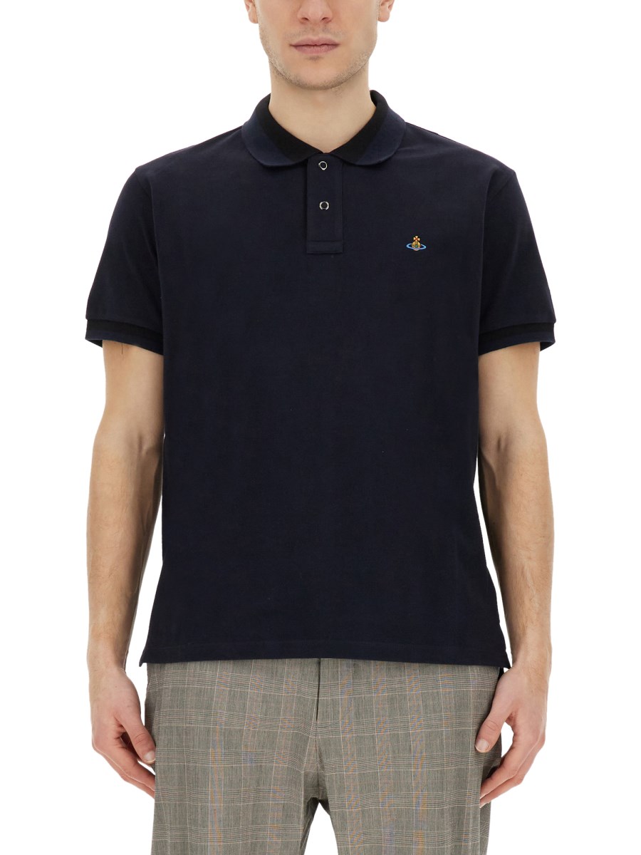 VIVIENNE WESTWOOD POLO WITH LOGO Eleonora Bonucci