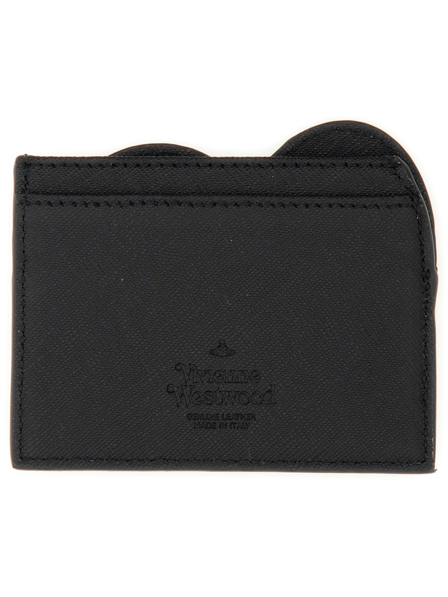 VIVIENNE WESTWOOD - DEBBIE SAFFIANO LEATHER PIMPLICO HEART