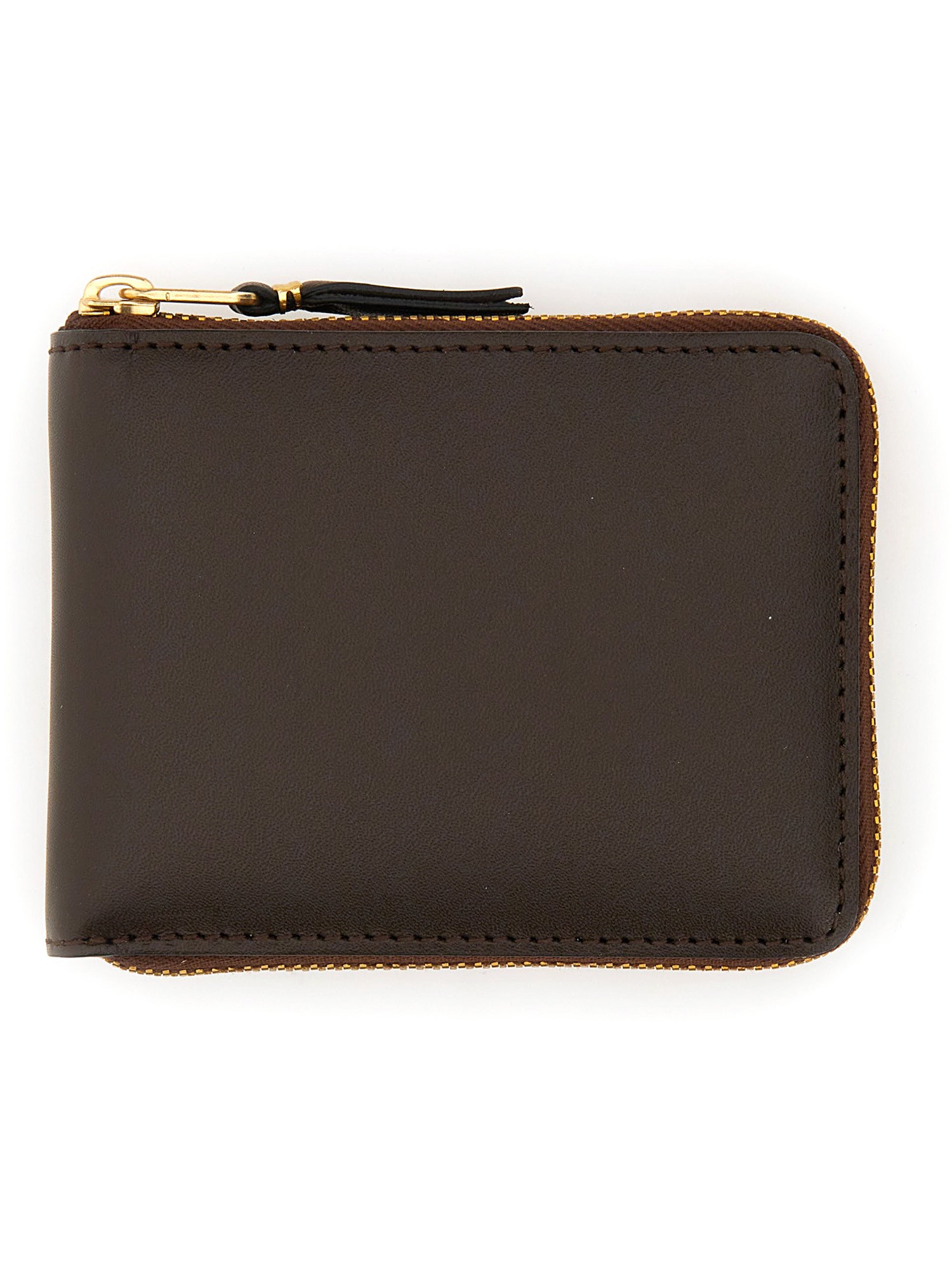 Shop Comme Des Garçons Leather Wallet In Brown