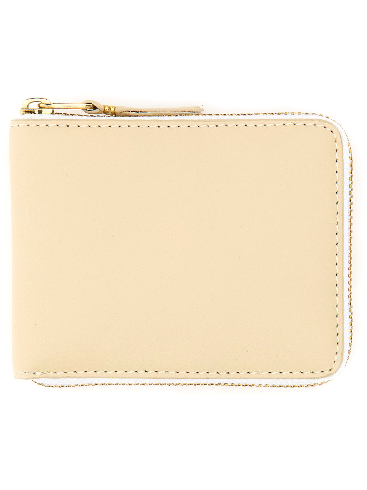 Shop Comme Des Garçons Leather Wallet In White