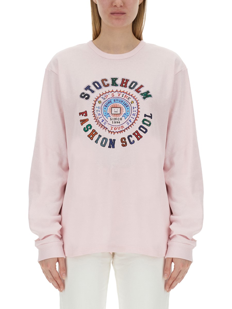 ACNE STUDIOS T-SHIRT IN COTONE