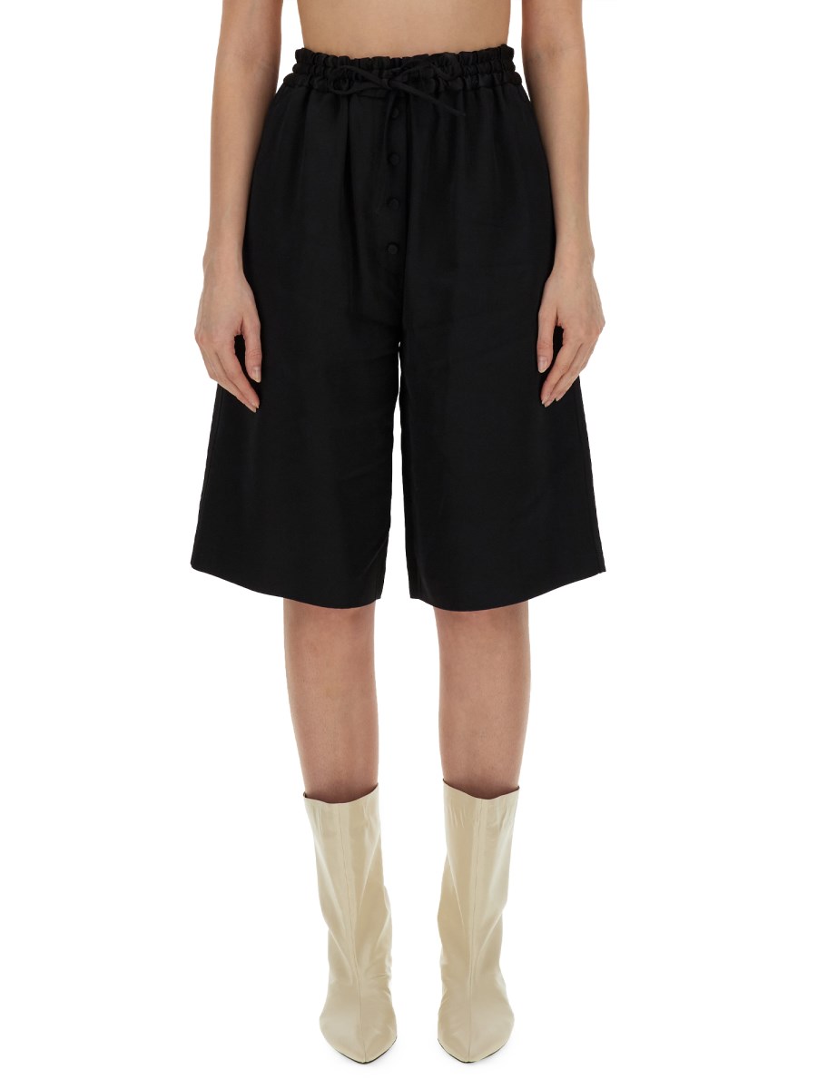 JIL SANDER BERMUDA WIDE LEG