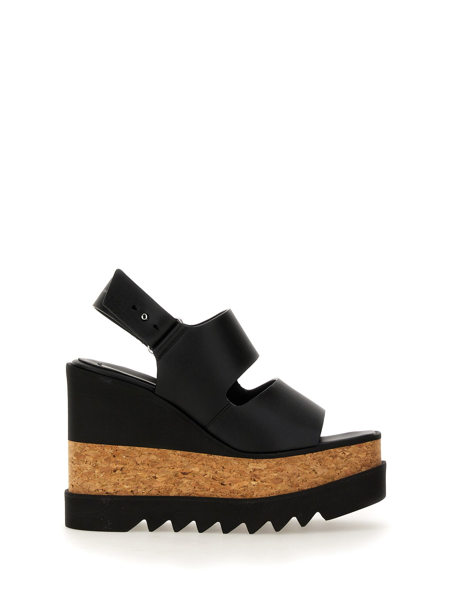 Shop Stella Mccartney Elyse Platform Sandal In Black