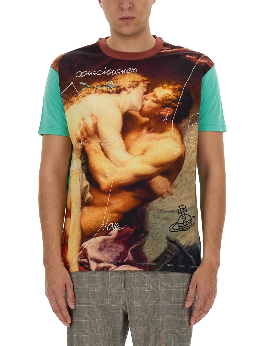 VIVIENNE WESTWOOD T-SHIRT CON STAMPA