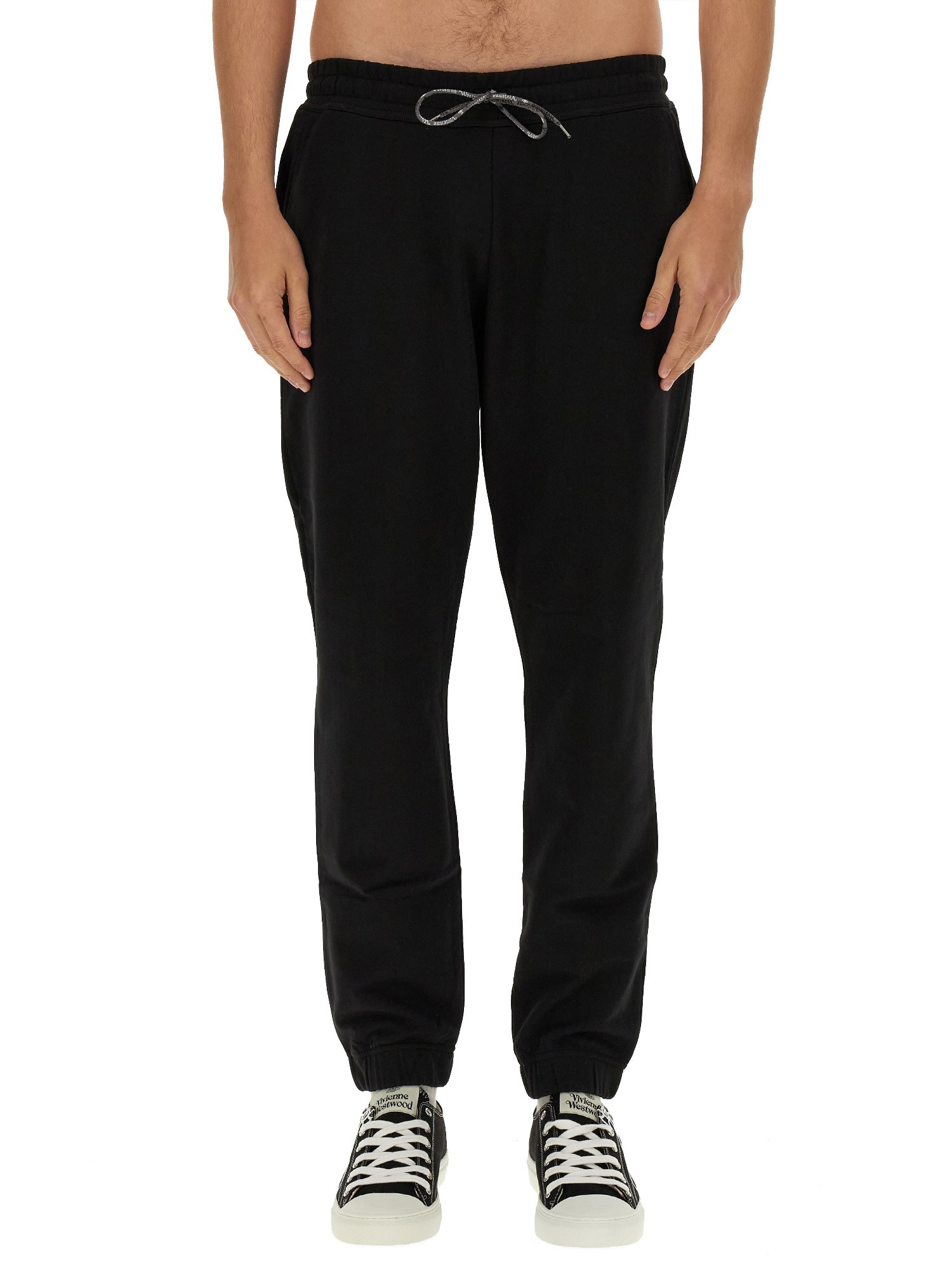Shop Vivienne Westwood Jogging Pants In Black