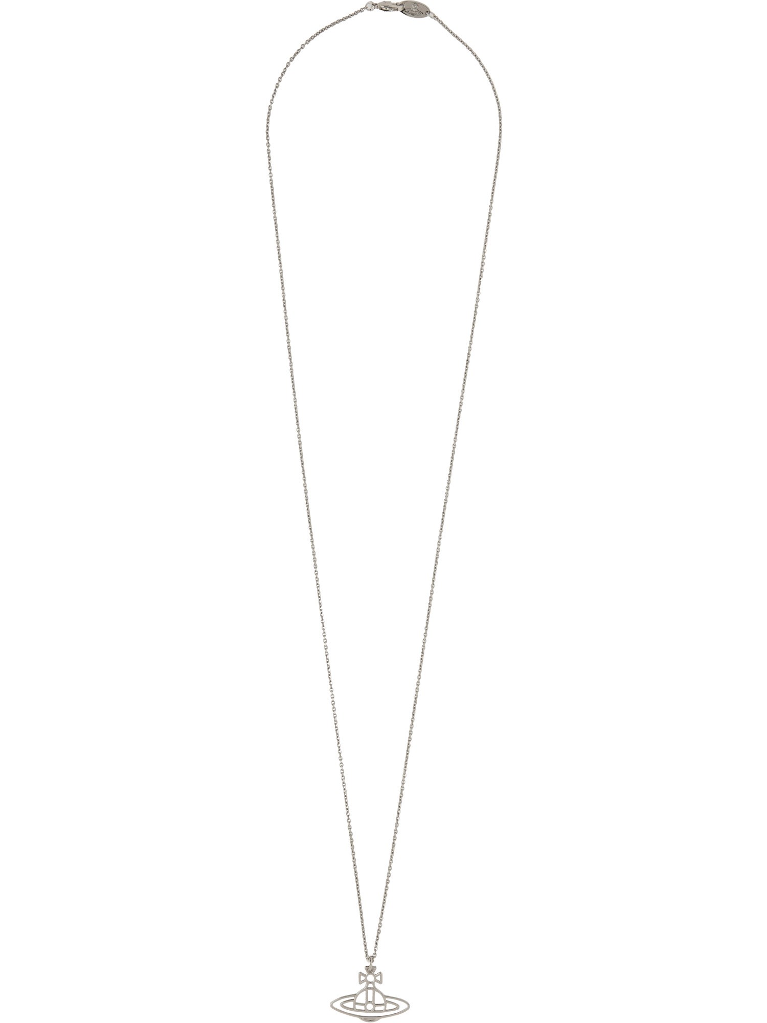 vivienne westwood thin necklace with orb pendant