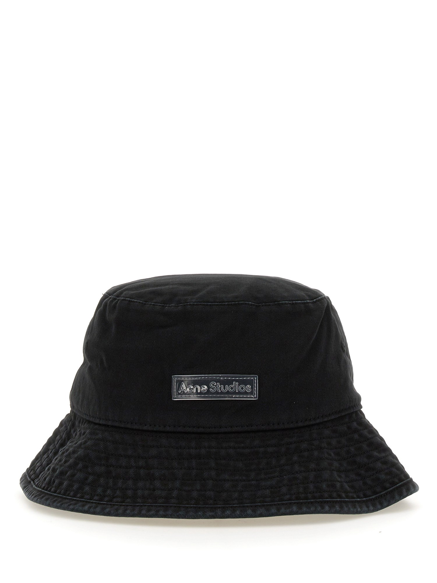 Shop Acne Studios Bucket Hat In Black