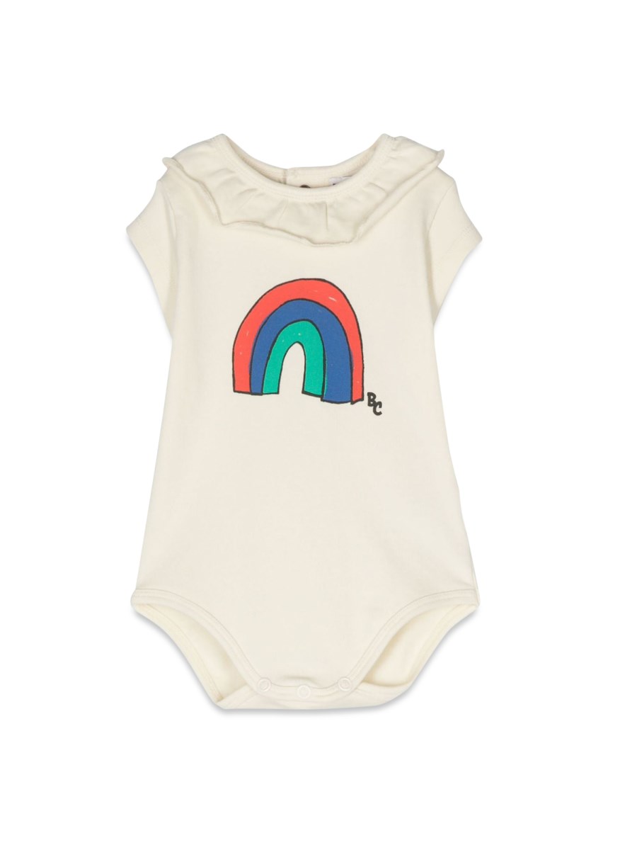 baby rainbow ruffle collar body