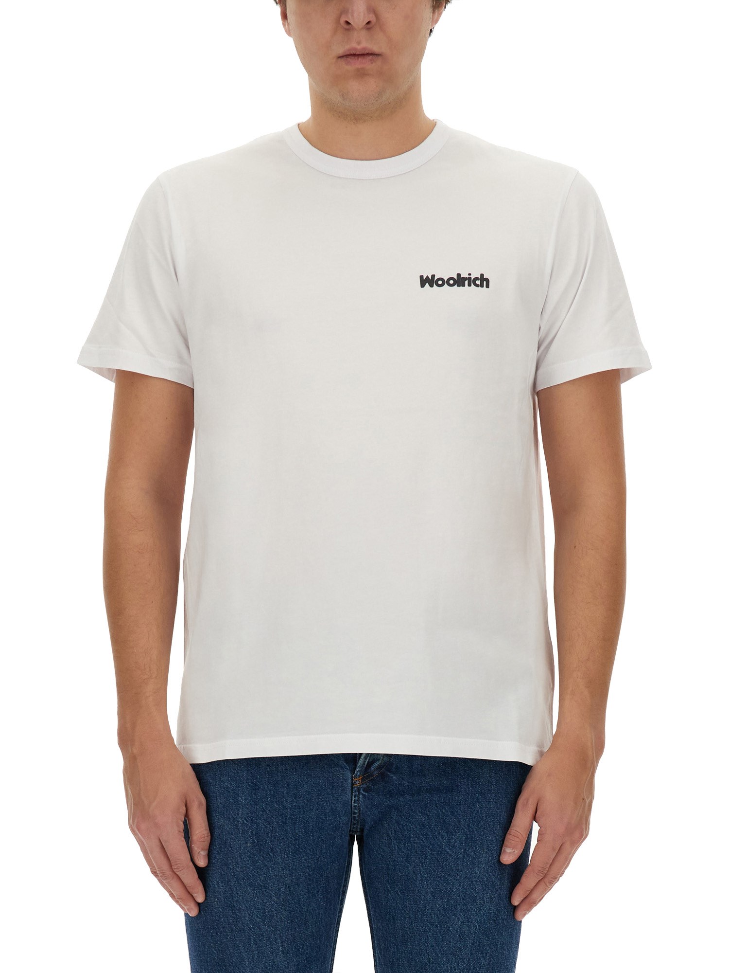 woolrich t-shirt with logo