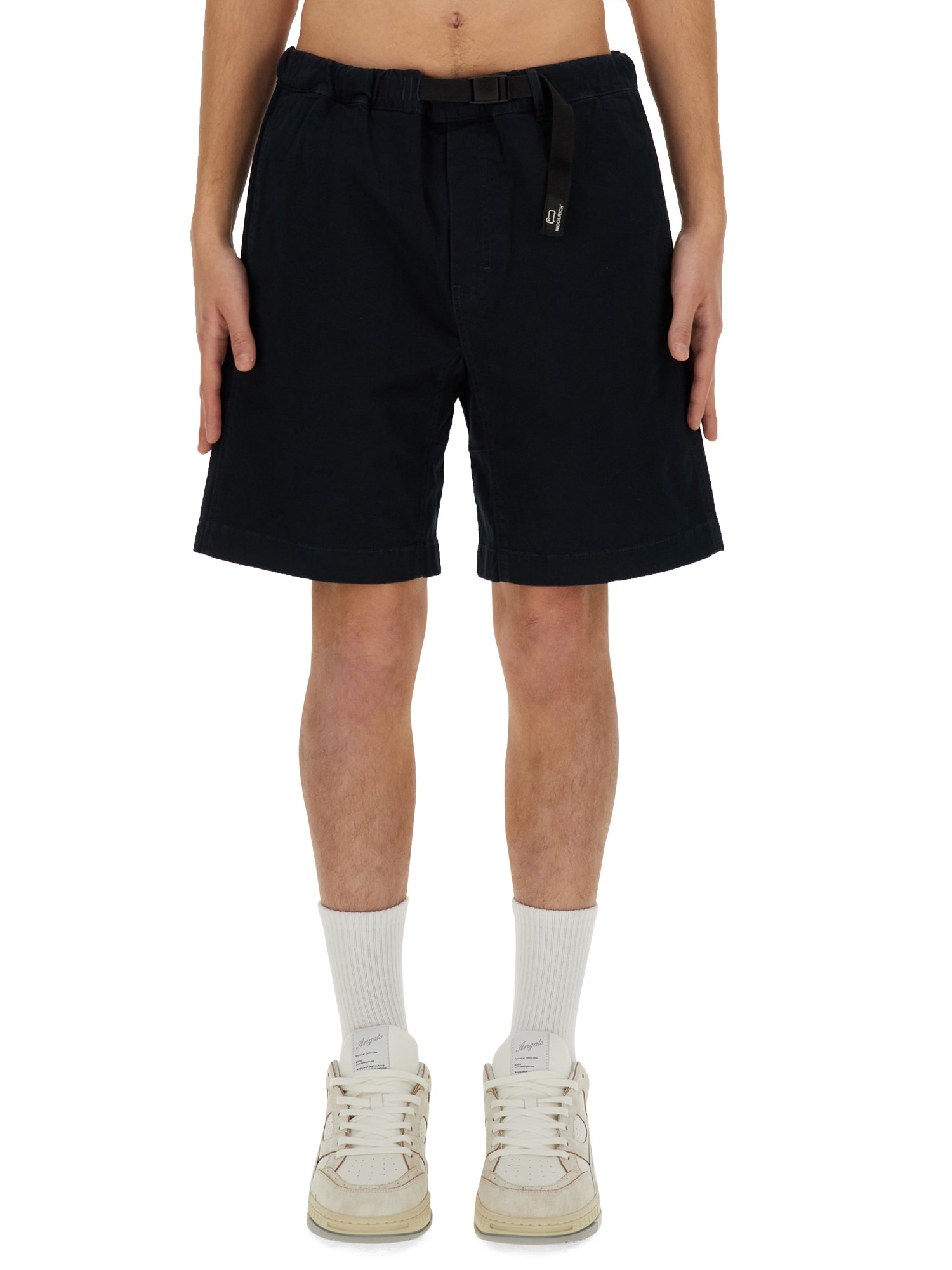 woolrich belted bermuda shorts